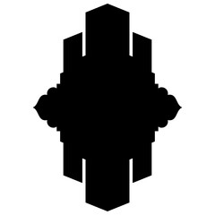 Islamic Label Emblem Shape Glyph Pictogram symbol visual illustration