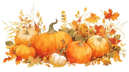 Pumpkin the quintessential autumn gourd represents the bountiful harvest of agriculture It serves as a versatile symbol for Thanksgiving and Halloween embodying environmentally friendly val