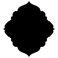 Islamic Label Emblem Shape Glyph Pictogram symbol visual illustration