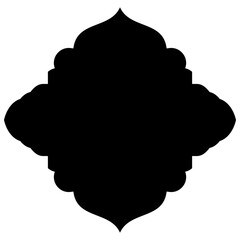 Islamic Label Emblem Shape Glyph Pictogram symbol visual illustration