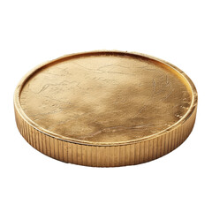 gold coin 3d rendering illustration