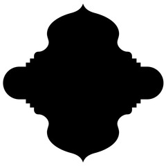 Islamic Label Emblem Shape Glyph Pictogram symbol visual illustration