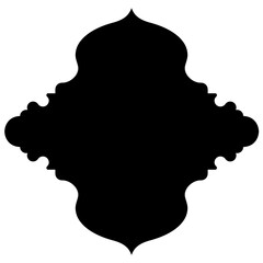 Islamic Label Emblem Shape Glyph Pictogram symbol visual illustration