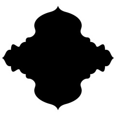 Islamic Label Emblem Shape Glyph Pictogram symbol visual illustration
