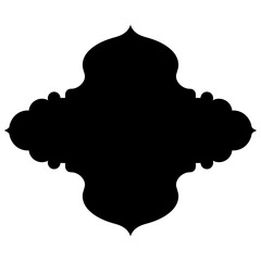 Islamic Label Emblem Shape Glyph Pictogram symbol visual illustration