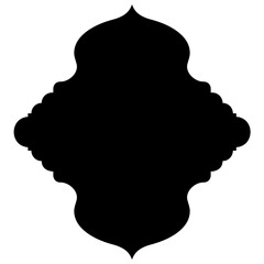 Islamic Label Emblem Shape Glyph Pictogram symbol visual illustration
