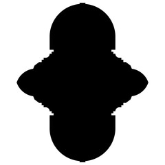 Islamic Label Emblem Shape Glyph Pictogram symbol visual illustration