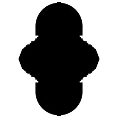 Islamic Label Emblem Shape Glyph Pictogram symbol visual illustration