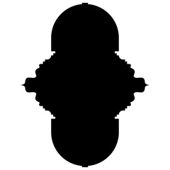Islamic Label Emblem Shape Glyph Pictogram symbol visual illustration