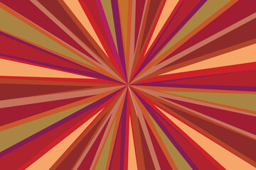 Pop art radial colorful comics book magazine cover. Striped color digital background. Cartoon funny retro pattern strip mock up. Vector halftone illustration. Sunburst, starburst shape