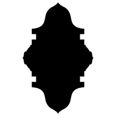 Islamic Label Emblem Shape Glyph Pictogram symbol visual illustration
