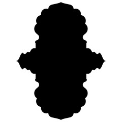Islamic Label Emblem Shape Glyph Pictogram symbol visual illustration