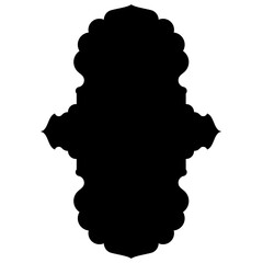 Islamic Label Emblem Shape Glyph Pictogram symbol visual illustration