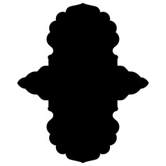 Islamic Label Emblem Shape Glyph Pictogram symbol visual illustration