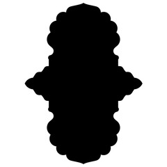 Islamic Label Emblem Shape Glyph Pictogram symbol visual illustration