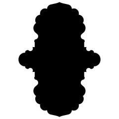 Islamic Label Emblem Shape Glyph Pictogram symbol visual illustration