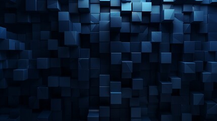cubed background dark blue.