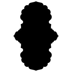 Islamic Label Emblem Shape Glyph Pictogram symbol visual illustration