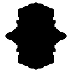 Islamic Label Emblem Shape Glyph Pictogram symbol visual illustration