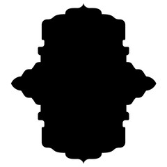 Islamic Label Emblem Shape Glyph Pictogram symbol visual illustration