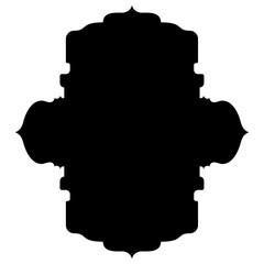 Islamic Label Emblem Shape Glyph Pictogram symbol visual illustration