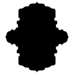 Islamic Label Emblem Shape Glyph Pictogram symbol visual illustration