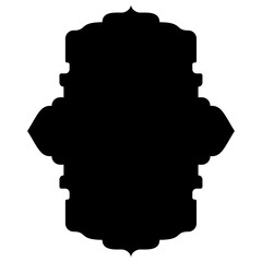Islamic Label Emblem Shape Glyph Pictogram symbol visual illustration