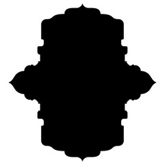 Islamic Label Emblem Shape Glyph Pictogram symbol visual illustration