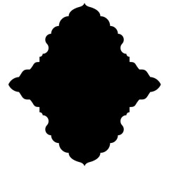 Islamic Label Emblem Shape Glyph Pictogram symbol visual illustration
