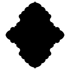 Islamic Label Emblem Shape Glyph Pictogram symbol visual illustration