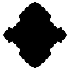Islamic Label Emblem Shape Glyph Pictogram symbol visual illustration