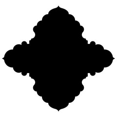 Islamic Label Emblem Shape Glyph Pictogram symbol visual illustration
