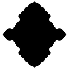 Islamic Label Emblem Shape Glyph Pictogram symbol visual illustration