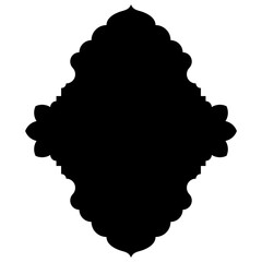 Islamic Label Emblem Shape Glyph Pictogram symbol visual illustration