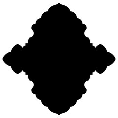 Islamic Label Emblem Shape Glyph Pictogram symbol visual illustration
