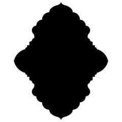 Islamic Label Emblem Shape Glyph Pictogram symbol visual illustration