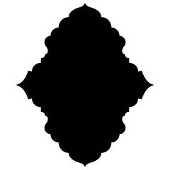 Islamic Label Emblem Shape Glyph Pictogram symbol visual illustration