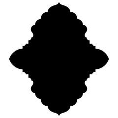 Islamic Label Emblem Shape Glyph Pictogram symbol visual illustration