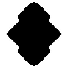 Islamic Label Emblem Shape Glyph Pictogram symbol visual illustration