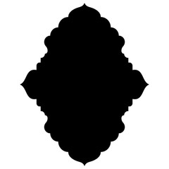 Islamic Label Emblem Shape Glyph Pictogram symbol visual illustration