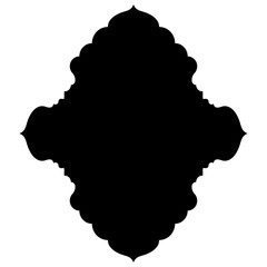 Islamic Label Emblem Shape Glyph Pictogram symbol visual illustration