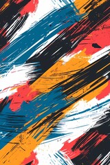 Brush, marker, pencil stroke pattern. Abstract background. Vector artwork