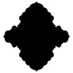 Islamic Label Emblem Shape Glyph Pictogram symbol visual illustration