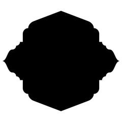 Islamic Label Emblem Shape Glyph Pictogram symbol visual illustration