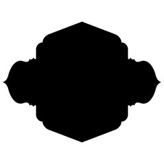 Islamic Label Emblem Shape Glyph Pictogram symbol visual illustration