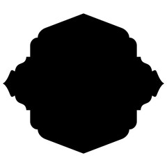 Islamic Label Emblem Shape Glyph Pictogram symbol visual illustration