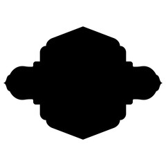 Islamic Label Emblem Shape Glyph Pictogram symbol visual illustration