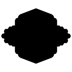 Islamic Label Emblem Shape Glyph Pictogram symbol visual illustration