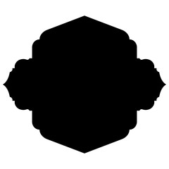 Islamic Label Emblem Shape Glyph Pictogram symbol visual illustration