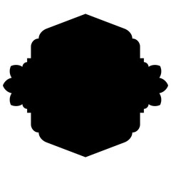 Islamic Label Emblem Shape Glyph Pictogram symbol visual illustration